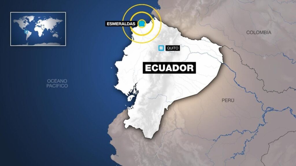 Sismo 6.3 Esmeraldas Ecuador