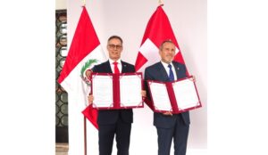 Perú Suiza agua sismos
