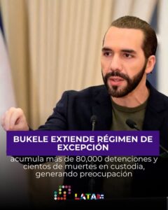 Bukele extiende el régimen de excepción en El Salvador