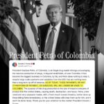 Acusaciones de Trump contra Petro