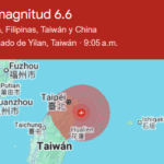 Sismo de 6.6 estremece Taiwán: sin daños estructurales ni víctimas
