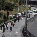 Paro de transporte paraliza La Paz, Bolivia