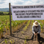 Guatemala suspende compra de fertilizantes por emergencia climática y recorte presupuestario