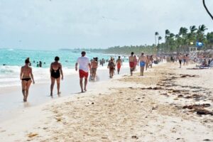 turistas en Punta Cana