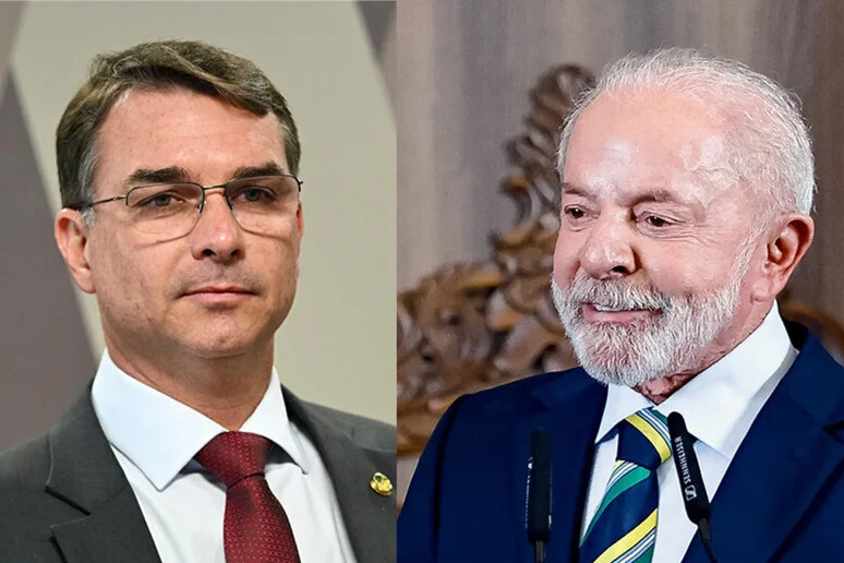 Lula Flávio Bolsonaro