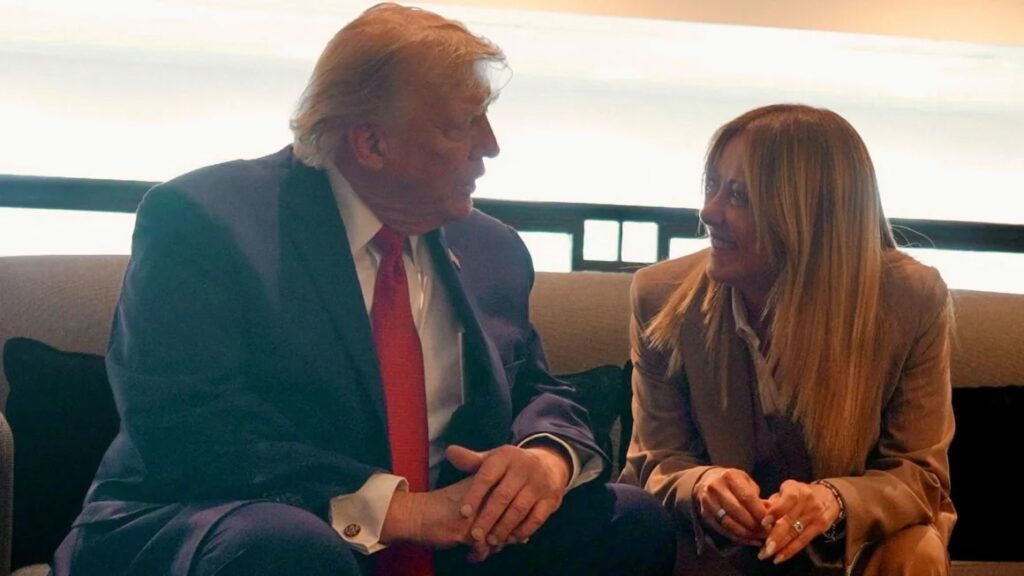 Trump Meloni disputa G7