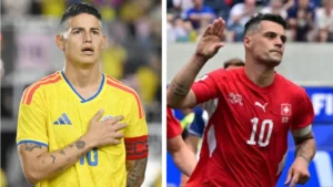 Colombia y Suiza
