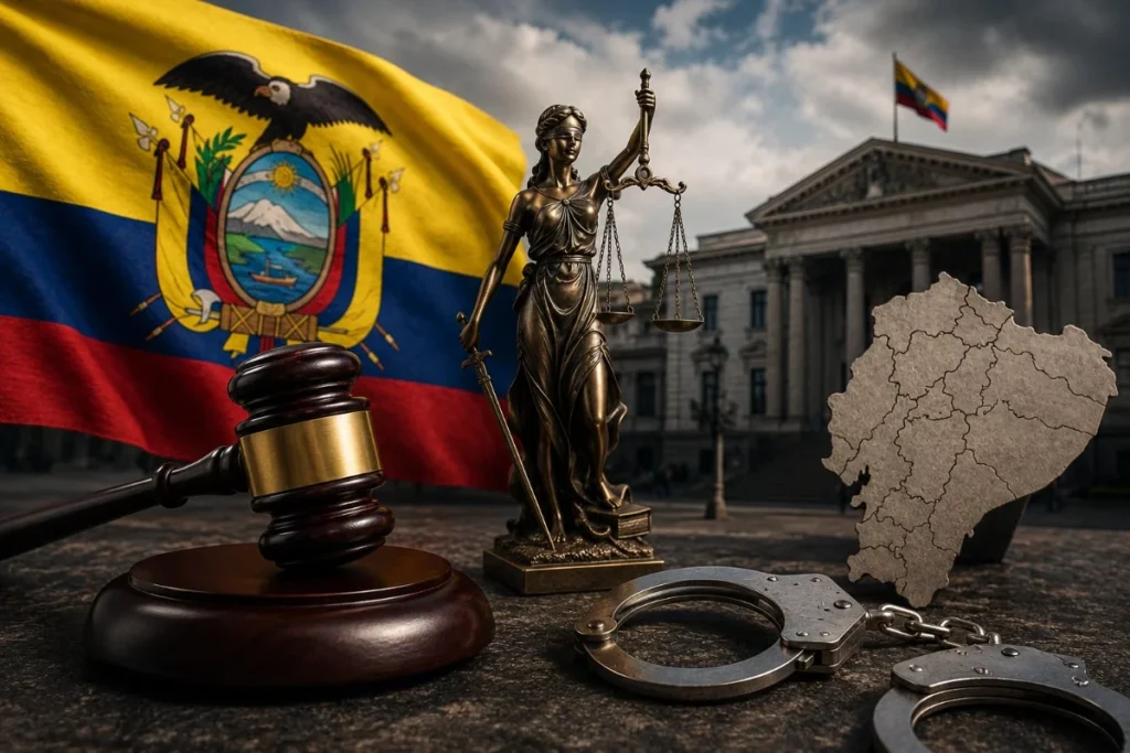 Ecuador aprueba ley de extradición de criminales transnacionales