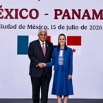 Claudia Sheinbaum recibe en Palacio Nacional al presidente de Panamá, José Raúl Mulino, para estrechar lazos bilaterales