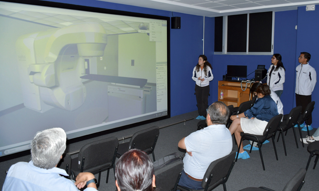 simulador de radioterapia único en Latinoamérica