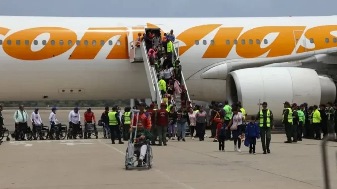Venezuela repatriados Estados Unidos